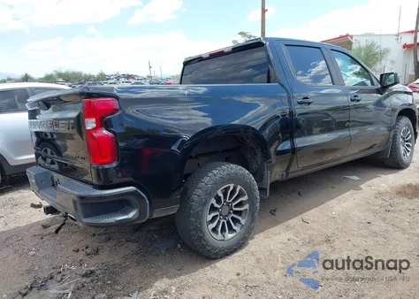 2022 Chevrolet Silverado 1500 Ltd 4Wd Short Bed Rst из США, поврежденный, VIN 1GCUYEEL9NZ229581